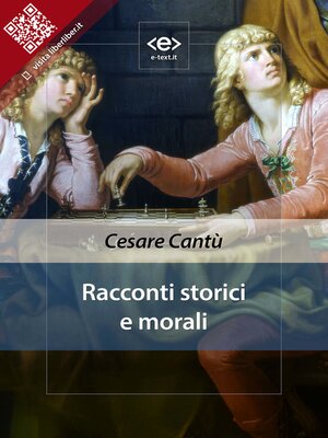 cover image of Racconti storici e morali